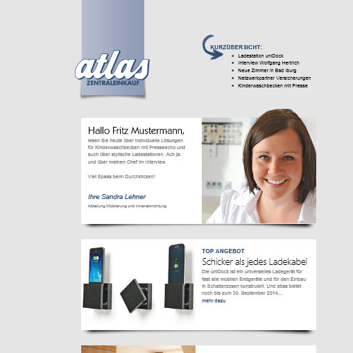 Layout für Ihren Newsletter